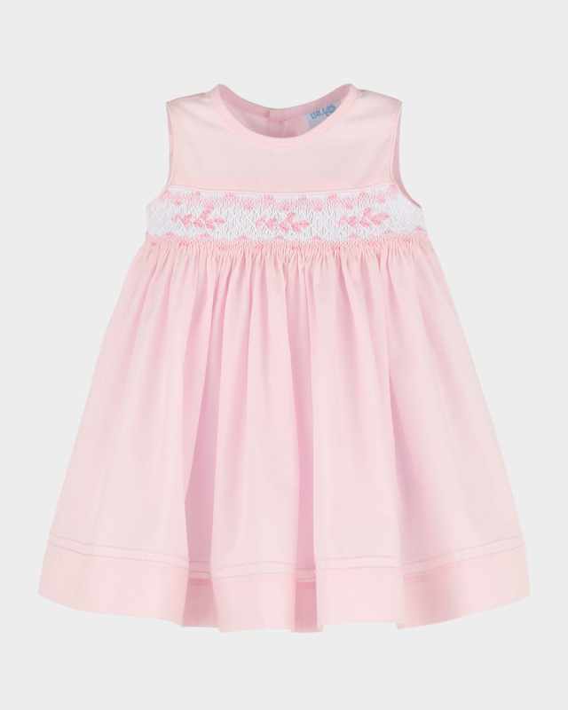 Girl's Smocked A-Line Dress, Size 6M-24